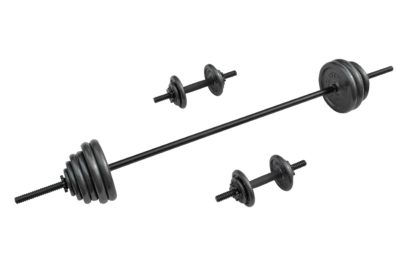 Pro Fitness - Cast Barbell Dumbbell Set - 50kg